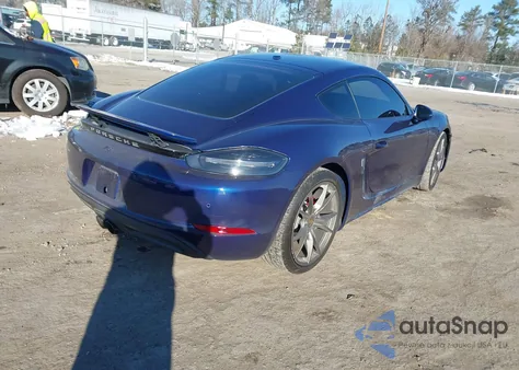 2020 Porsche 718 Cayman S из США, поврежденный, VIN WP0AB2A81LS275089